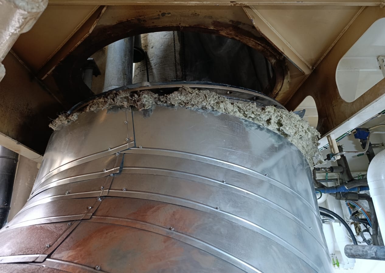 Professional insulation on pipes