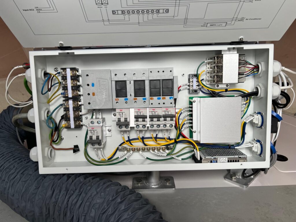 Intellian V240M Electrical Box